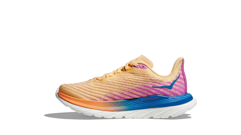 Hoka Mach 5 Road Running - Womens, Impala/Cyclamen, 9B, 1127894-ICYC-09B