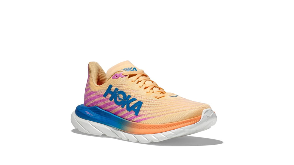 Hoka Mach 5 Road Running - Womens, Impala/Cyclamen, 9B, 1127894-ICYC-09B
