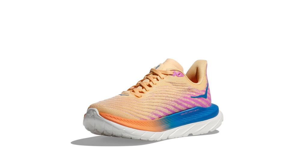 Hoka Mach 5 Road Running - Womens, Impala/Cyclamen, 9B, 1127894-ICYC-09B