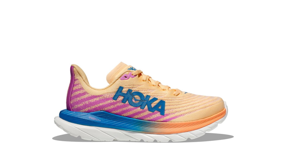 Hoka Mach 5 Road Running - Womens, Impala/Cyclamen, 9B, 1127894-ICYC-09B