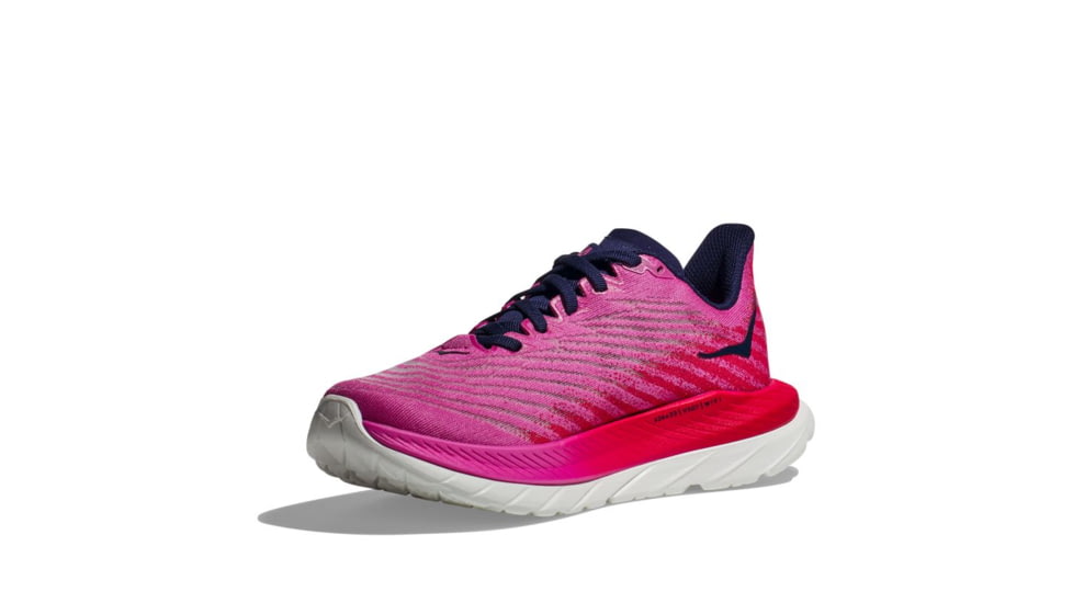 Hoka Mach 5 Road Running - Womens, Raspberry/Strawberry, 06B, 1127894-RSRW-06B