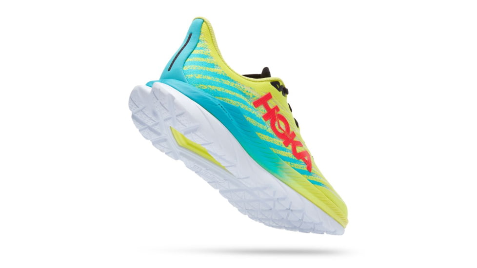 Hoka Mach 5 Running Shoes - Mens, Evening Primrose / Scuba Blue, 09D, 1127893-EPSB-09D