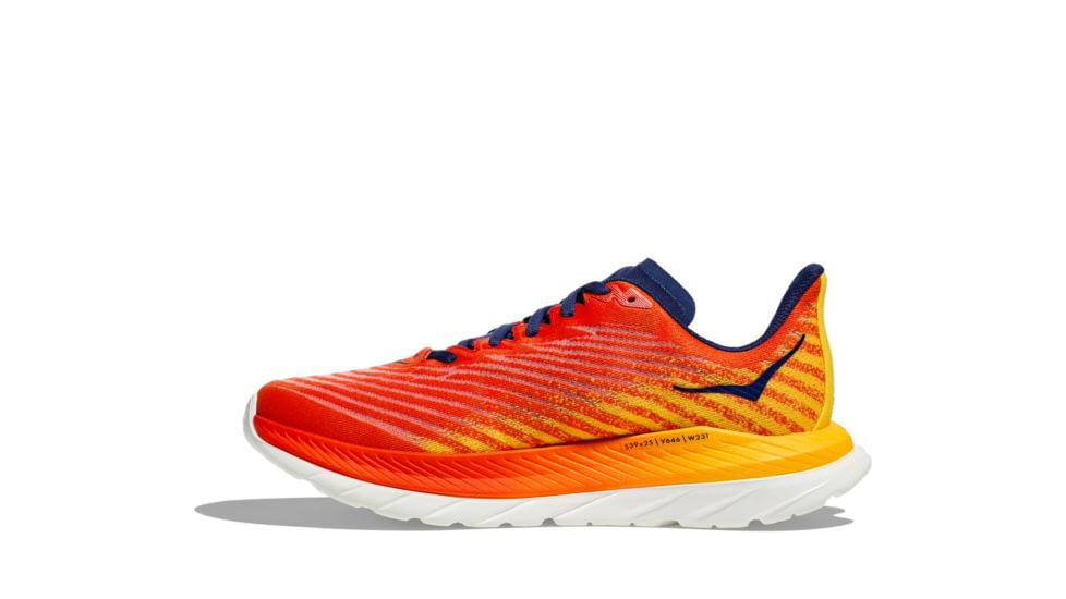 Hoka Mach 5 Running Shoes - Mens, Flame/Dandelion, 13D, 1127893-FDND-13D