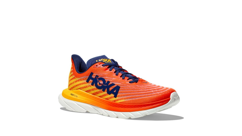 Hoka Mach 5 Running Shoes - Mens, Flame/Dandelion, 13D, 1127893-FDND-13D