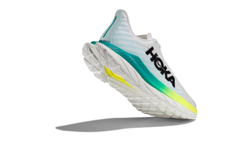 Hoka Mach 5 Road Running - Womens, White/Blue Glass, 06B, 1127894-WBGL-06B