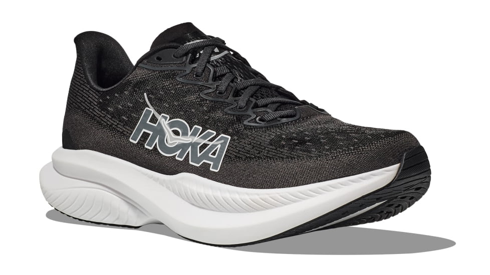 Hoka Mach 6 Shoes - Mens, Black/White, 11.5 D, 1147790-BWHT-11.5D