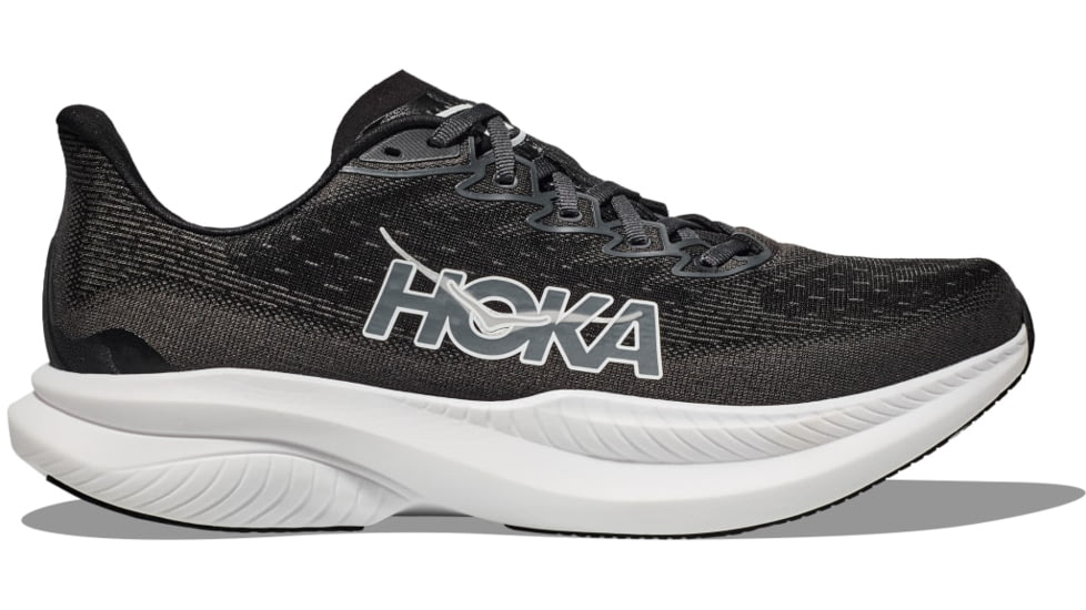 Hoka Mach 6 Shoes - Mens, Black/White, 11.5 D, 1147790-BWHT-11.5D