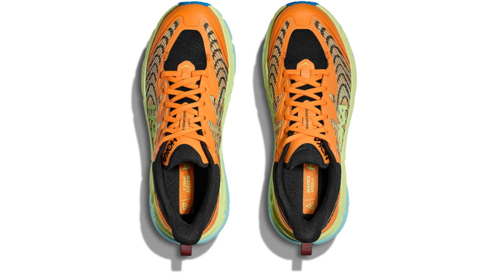 Hoka Mafate Speed 4 Trailrunning Shoes - Mens, Solar Flare/Lettuce, 11 D, 1129930-SLRL-11D