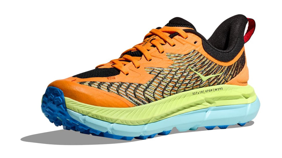 Hoka Mafate Speed 4 Trailrunning Shoes - Mens, Solar Flare/Lettuce, 11 D, 1129930-SLRL-11D