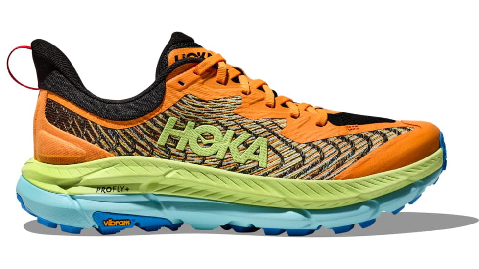 Hoka Mafate Speed 4 Trailrunning Shoes - Mens, Solar Flare/Lettuce, 11 D, 1129930-SLRL-11D