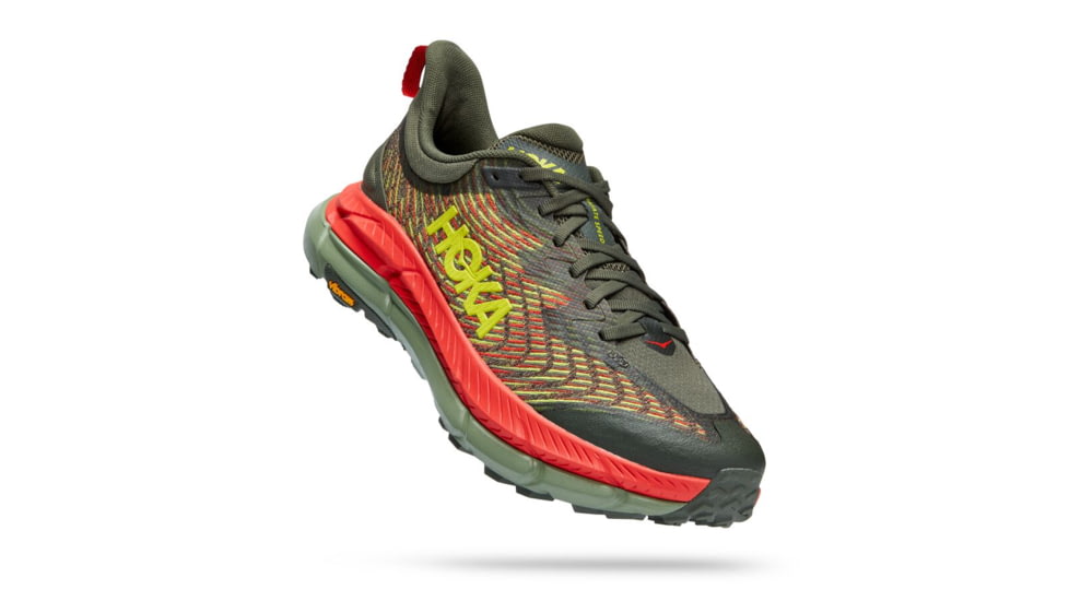 Hoka Mafate Speed 4 Trailrunning Shoes - Mens, Thyme / Fiesta, 10.5D, 1129930-TFST-10.5D