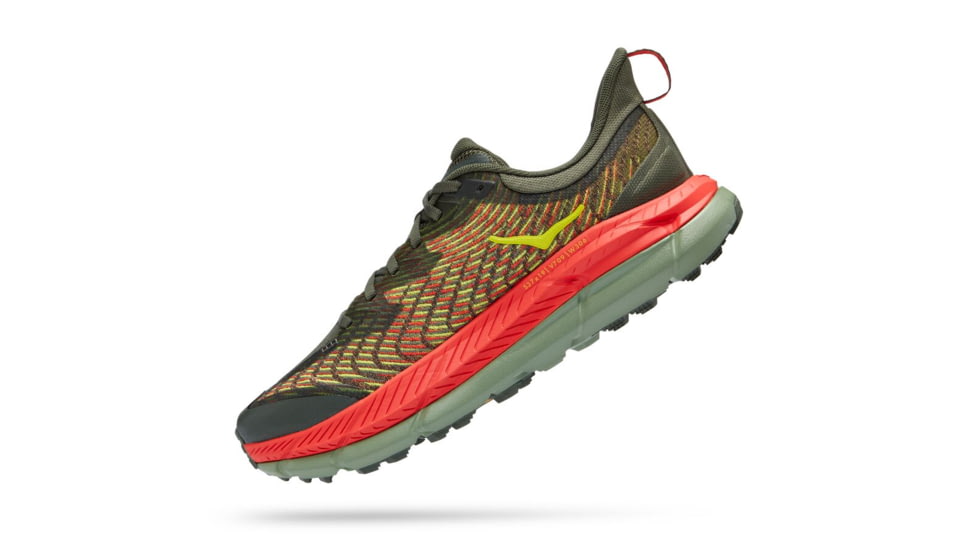 Hoka Mafate Speed 4 Trailrunning Shoes - Mens, Thyme / Fiesta, 10.5D, 1129930-TFST-10.5D
