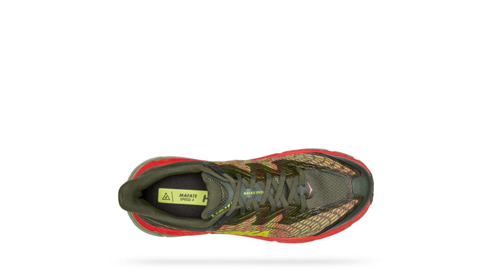 Hoka Mafate Speed 4 Trailrunning Shoes - Mens, Thyme / Fiesta, 10.5D, 1129930-TFST-10.5D