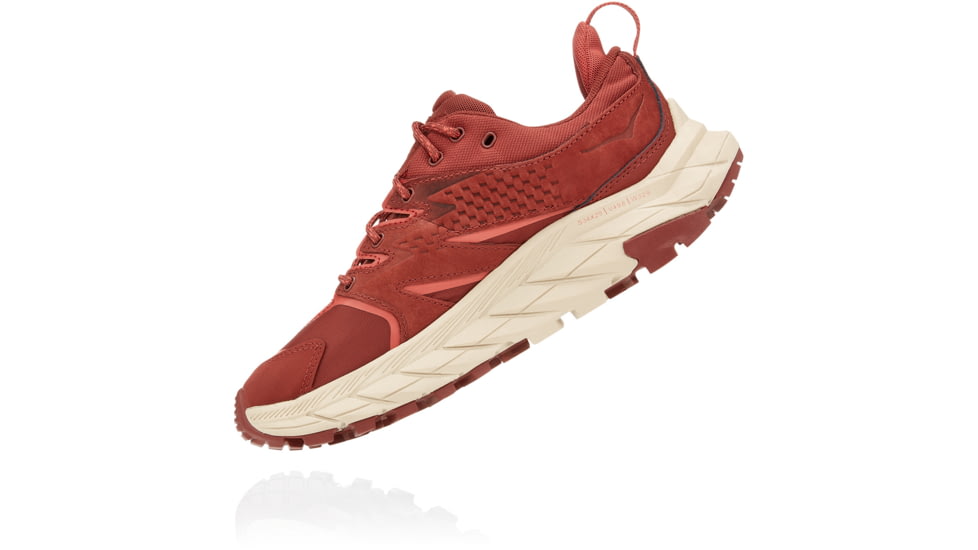 Hoka Anacapa Low GTX Shoes - Womens, Cherry Mahogany / Hot Sauce, 6B, 1119373-CMHS-06B