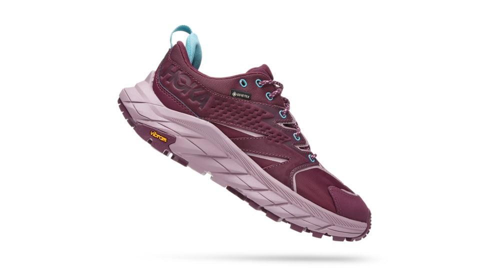 Hoka Anacapa Low GTX Shoes - Womens, Grape Wine / Elderberry, 6.5B, 1119373-GWEL-06.5B