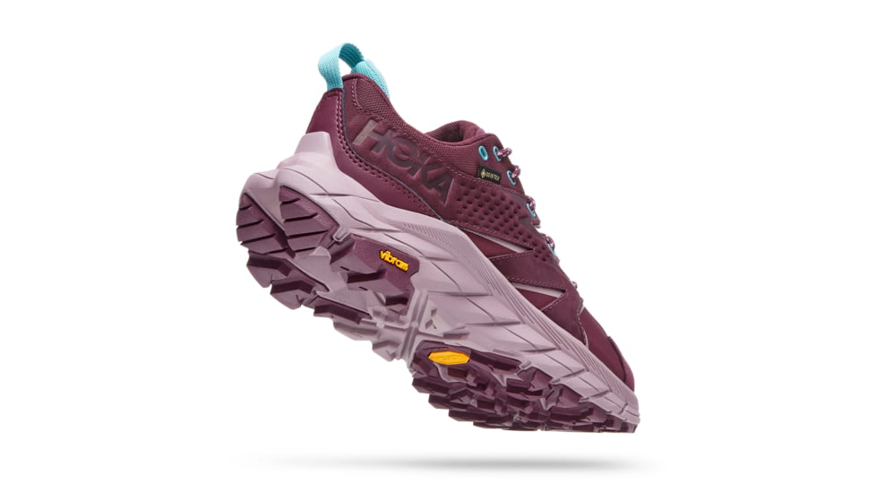 Hoka Anacapa Low GTX Shoes - Womens, Grape Wine / Elderberry, 6.5B, 1119373-GWEL-06.5B