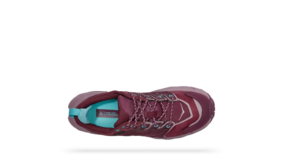 Hoka Anacapa Low GTX Shoes - Womens, Grape Wine / Elderberry, 6.5B, 1119373-GWEL-06.5B