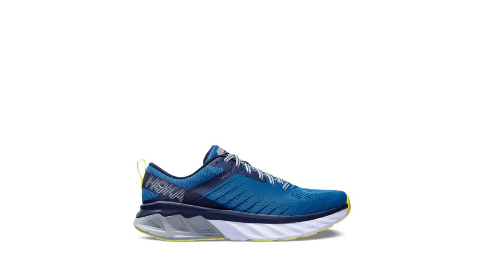 Hoka Arahi 3 Road Running Shoes - Men's, Blue Sapphire/Mood Indigo, Wide, 11, 1104098-BSMI-11EE