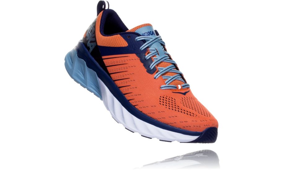 Hoka Arahi 3 Road Running Shoes - Men's, Nasturtium/Patriot Blue, Medium, 7, 1104097-NPTB-7