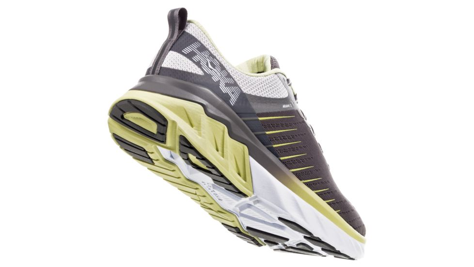Hoka Arahi 3 Running Shoes - Mens, Charcoal Gray / Lime Sherbet, Medium, 7, 1104097-CGLSH-07
