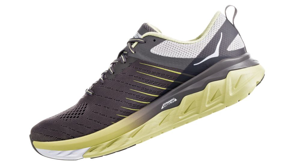 Hoka Arahi 3 Running Shoes - Mens, Charcoal Gray / Lime Sherbet, Medium, 7, 1104097-CGLSH-07