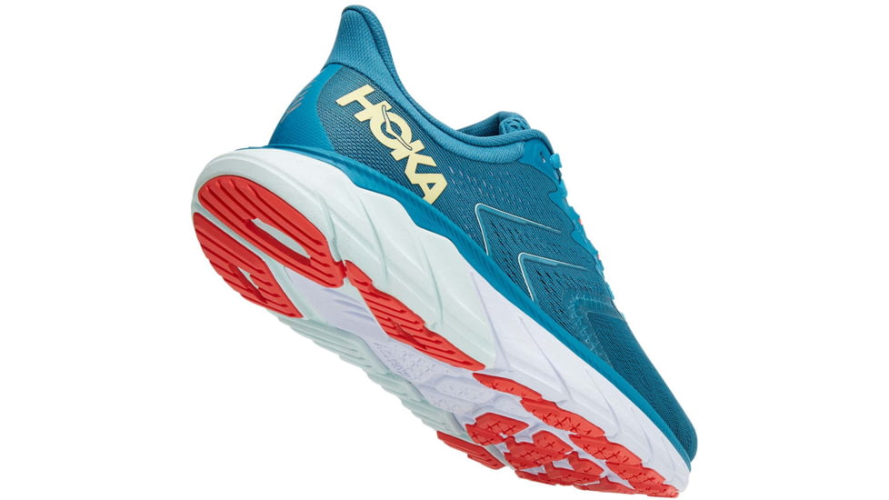 Hoka Arahi 5 Casual Shoes - Womens, Mosaic Blue/Luminary Green, 7, Medium, 1115012-MBLGR-07B