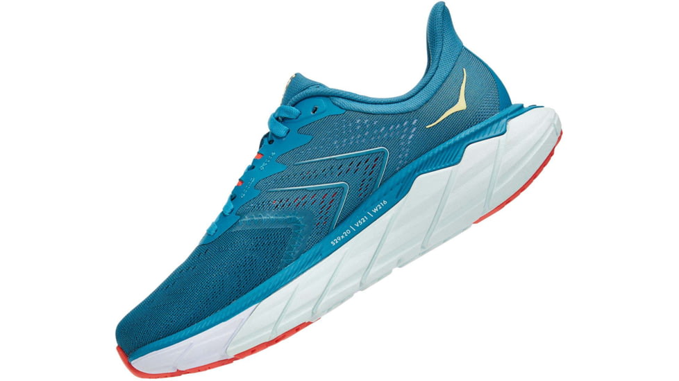 Hoka Arahi 5 Casual Shoes - Womens, Mosaic Blue/Luminary Green, 7, Medium, 1115012-MBLGR-07B