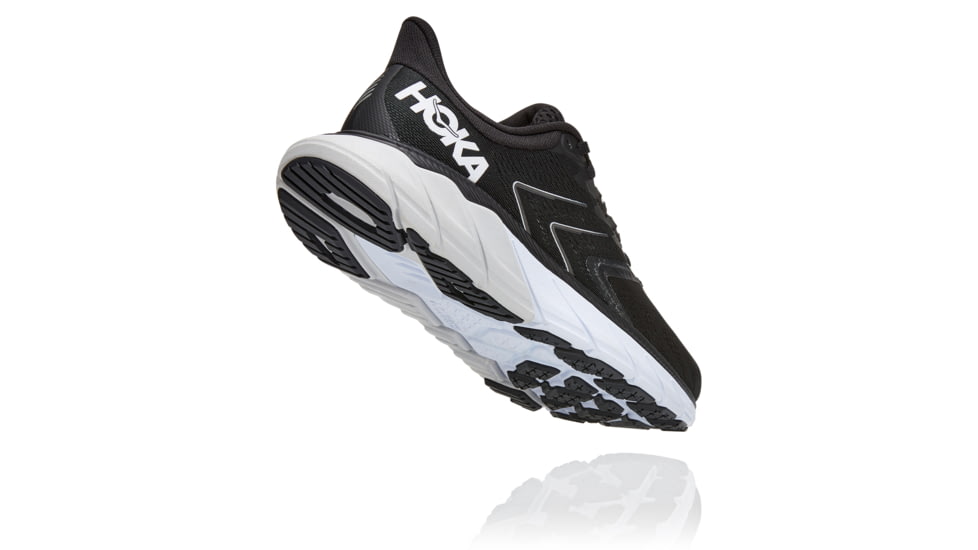 Hoka Arahi 5 Shoes - Womens, Black/White, 10B, 1115012-BWHT-10B