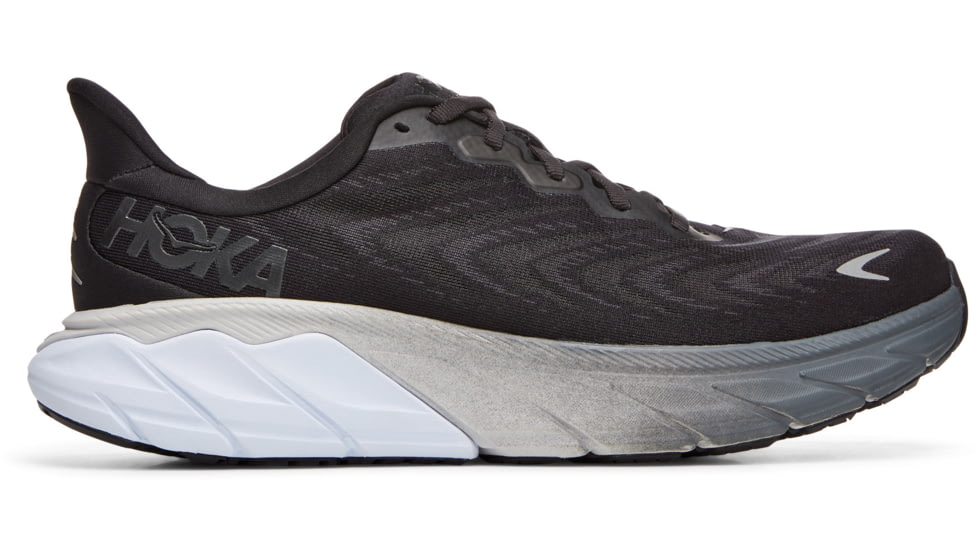 Hoka Arahi 6 Shoes - Mens, Black / White, 7.5D, 1123194-BWHT-07.5D