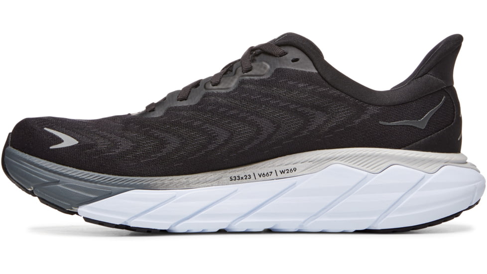 Hoka Arahi 6 Shoes - Mens, Black / White, 7.5D, 1123194-BWHT-07.5D