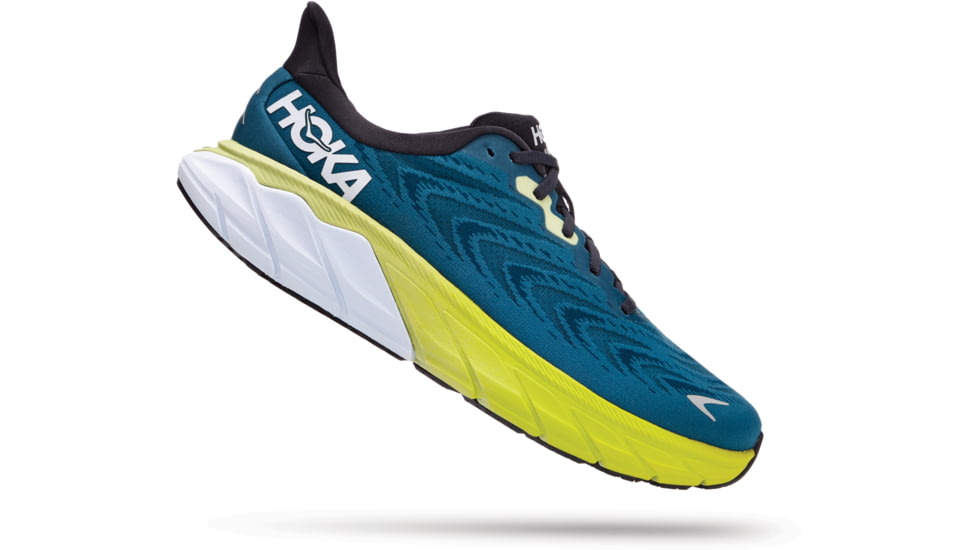 Hoka Arahi 6 Shoes - Mens, Blue Graphite / Blue Coral, 7.5D, 1123194-BGBCR-07.5D