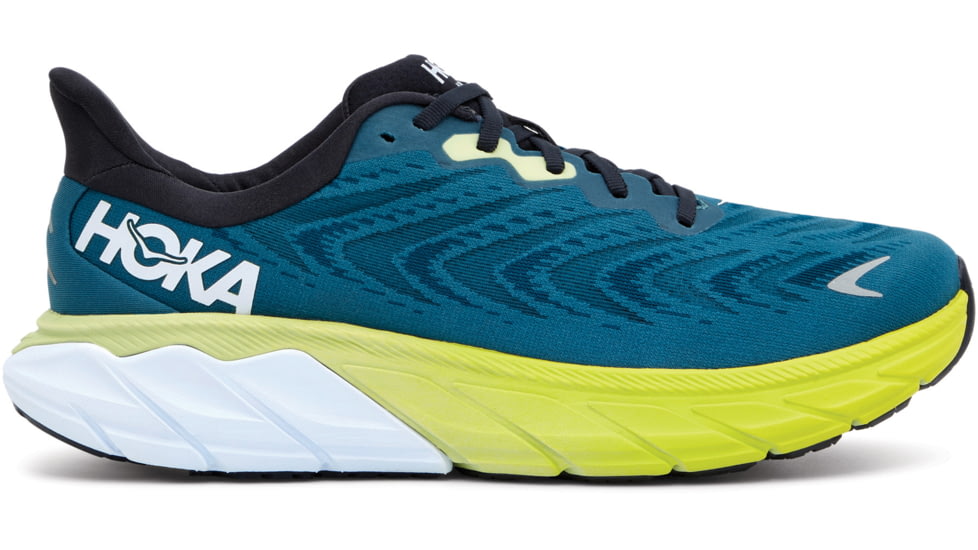Hoka Arahi 6 Shoes - Mens, Blue Graphite / Blue Coral, 7.5D, 1123194-BGBCR-07.5D
