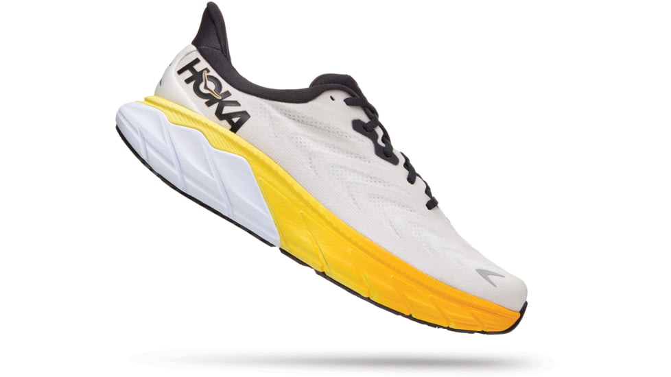 Hoka Arahi 6 Shoes - Mens, Nimbus Cloud / Blanc De Blanc, 7.5D, 1123194-NCBDB-07.5D