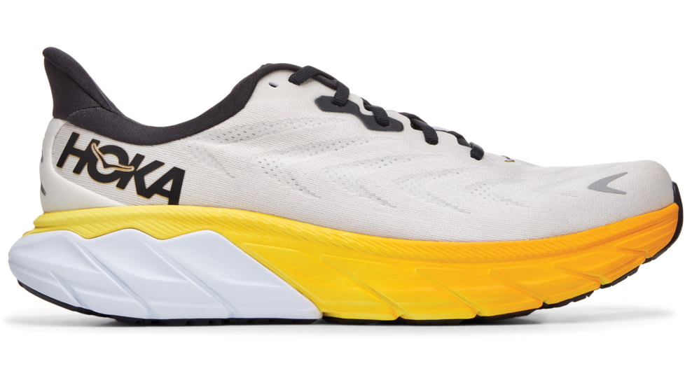 Hoka Arahi 6 Shoes - Mens, Nimbus Cloud / Blanc De Blanc, 7.5D, 1123194-NCBDB-07.5D