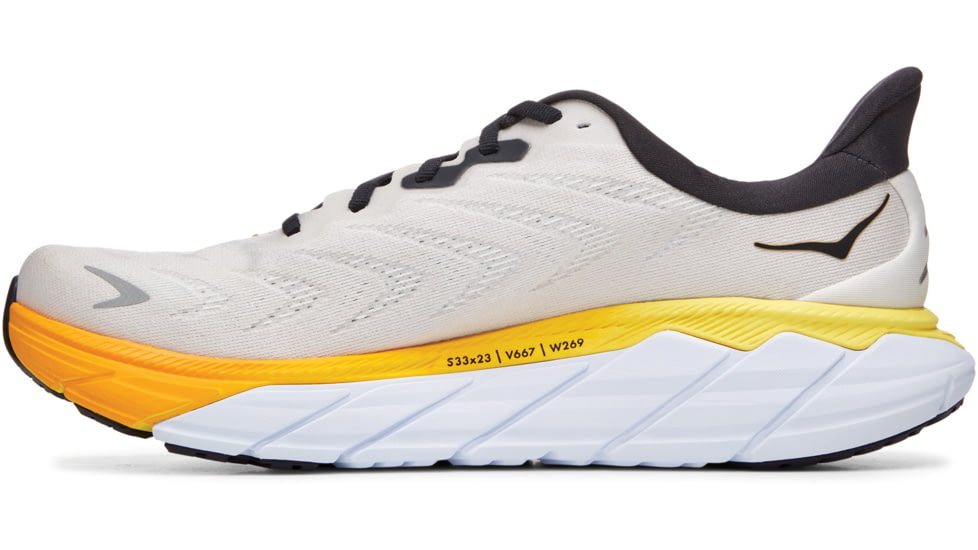 Hoka Arahi 6 Shoes - Mens, Nimbus Cloud / Blanc De Blanc, 7.5D, 1123194-NCBDB-07.5D