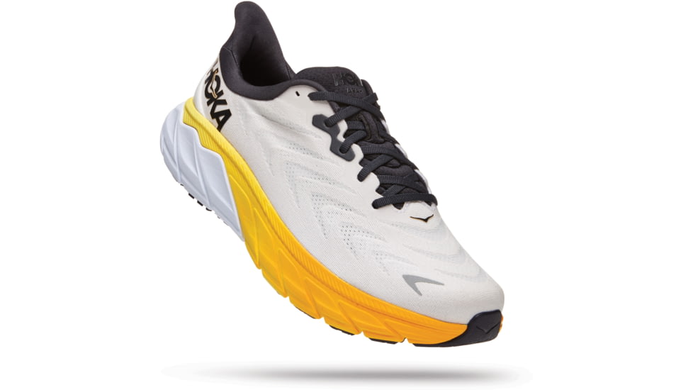 Hoka Arahi 6 Shoes - Mens, Nimbus Cloud / Blanc De Blanc, 7.5D, 1123194-NCBDB-07.5D