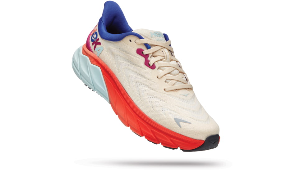 Hoka Arahi 6 Shoes - Mens, Short Bread / Fiesta, 10.5D, 1123194-SBFS-10.5D