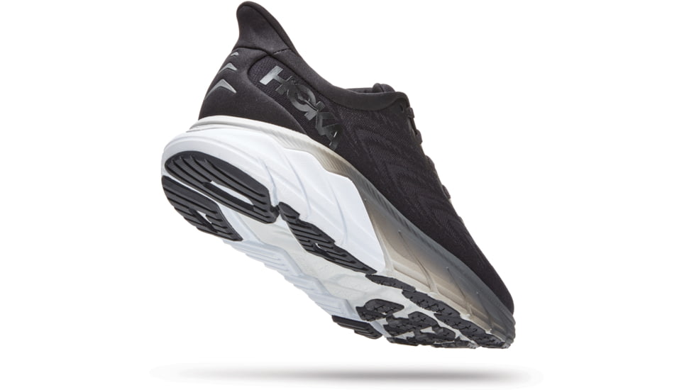 Hoka Arahi 6 Shoes - Womens, Black / White, 10B, 1123195-BWHT-10B