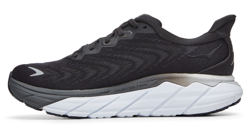 Hoka Arahi 6 Shoes - Womens, Black / White, 10B, 1123195-BWHT-10B