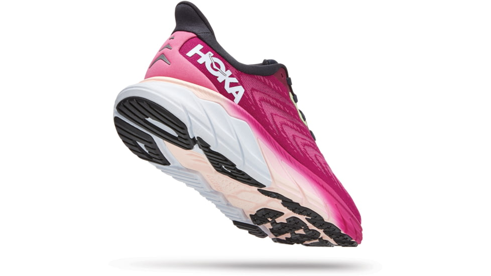 Hoka Arahi 6 Shoes - Womens, Festival Fuchsia / Ibis Rose, 9B, 1123195-FFIR-09B
