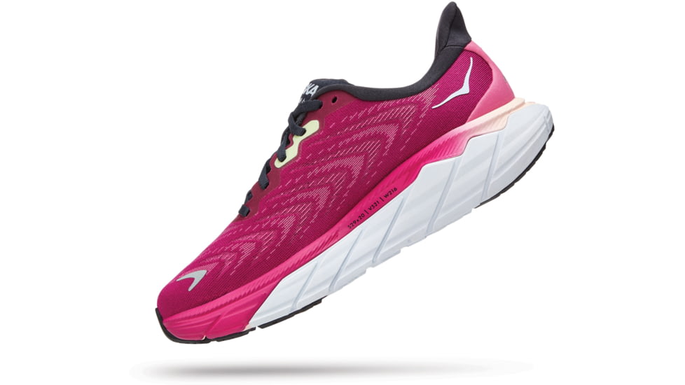 Hoka Arahi 6 Shoes - Womens, Festival Fuchsia / Ibis Rose, 9B, 1123195-FFIR-09B