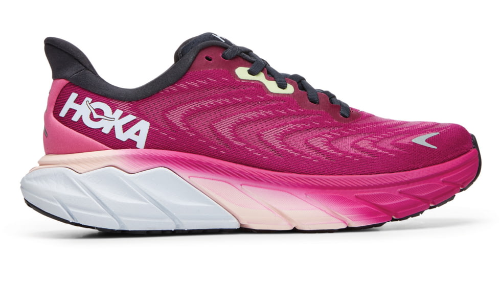 Hoka Arahi 6 Shoes - Womens, Festival Fuchsia / Ibis Rose, 9B, 1123195-FFIR-09B