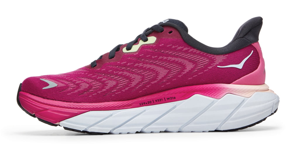 Hoka Arahi 6 Shoes - Womens, Festival Fuchsia / Ibis Rose, 9B, 1123195-FFIR-09B