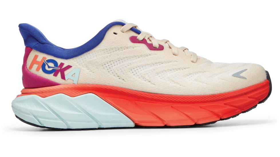 Hoka Arahi 6 Shoes - Womens, Short Bread / Fiesta, 5B, 1123195-SBFS-05B