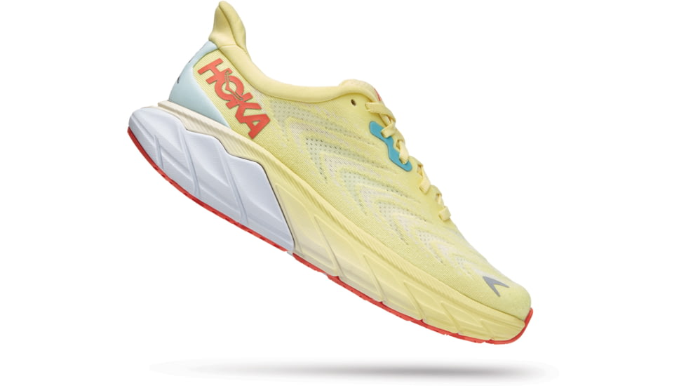 Hoka Arahi 6 Shoes - Womens, Yellow Pear / Sweet Corn, 9.5B, 1123195-YPSC-09.5B