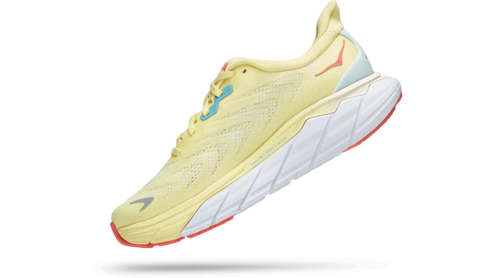 Hoka Arahi 6 Shoes - Womens, Yellow Pear / Sweet Corn, 9.5B, 1123195-YPSC-09.5B