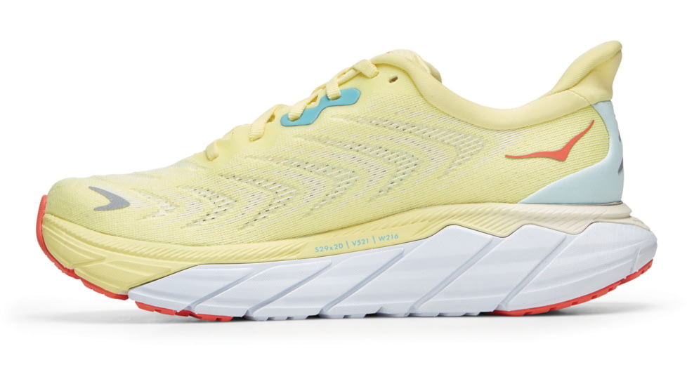 Hoka Arahi 6 Shoes - Womens, Yellow Pear / Sweet Corn, 9.5B, 1123195-YPSC-09.5B