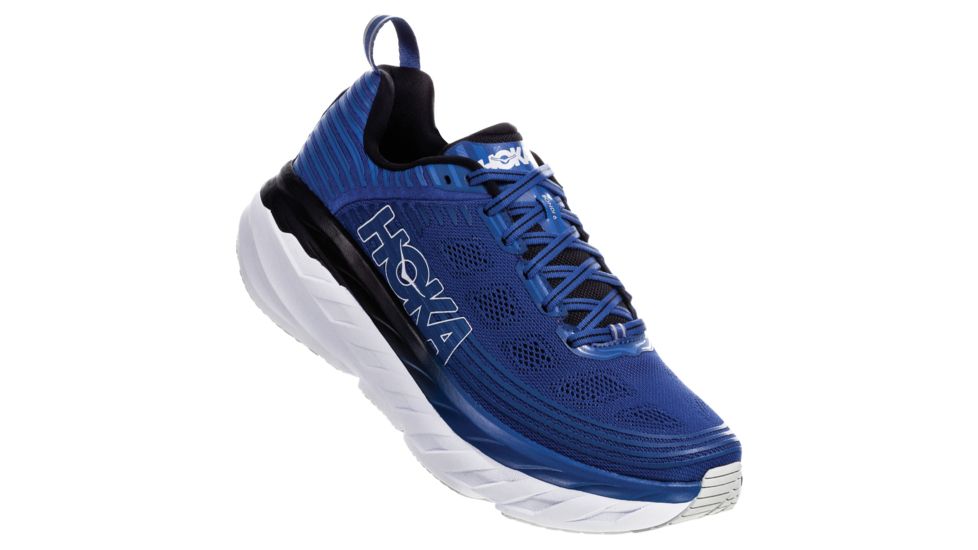 Hoka Bondi 6 Running Shoes - Men's, Galaxy Blue / Anthracite, Wide, 14, 1019271-GBAN-14EE