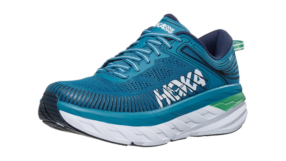 Hoka Bondi 7 Road Running Shoes - Men's, Blue Moon/Moonlit Ocean, 15 US, Medium, 1110518-BMMO-15