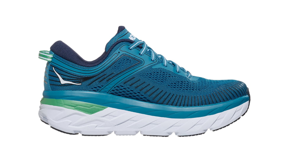 Hoka Bondi 7 Road Running Shoes - Men's, Blue Moon/Moonlit Ocean, 15 US, Medium, 1110518-BMMO-15